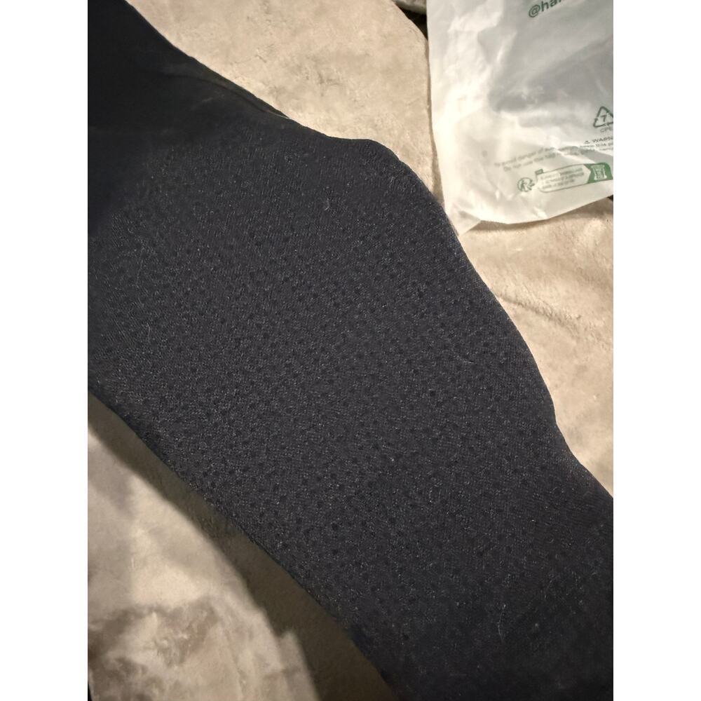 NWT Halara 7/8 Black Leggings SoCinched High Waist Scrunch Butt Athletic - Picture 4 of 7